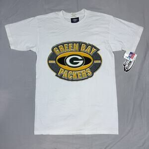 Vintage Green Bay Packers Concepts Sport White T-shirt Men's medium*NEW*